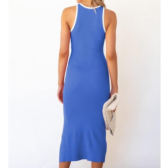 𝑵𝑾𝑻 𝑹𝒊𝒃𝒃𝒆𝒅 𝑪𝒖𝒕𝒐𝒖𝒕 𝑩𝒐𝒅𝒚𝒄𝒐𝒏 𝑴𝒊𝒅𝒊 𝑫𝒓𝒆𝒔𝒔 - Picture 3 of 5